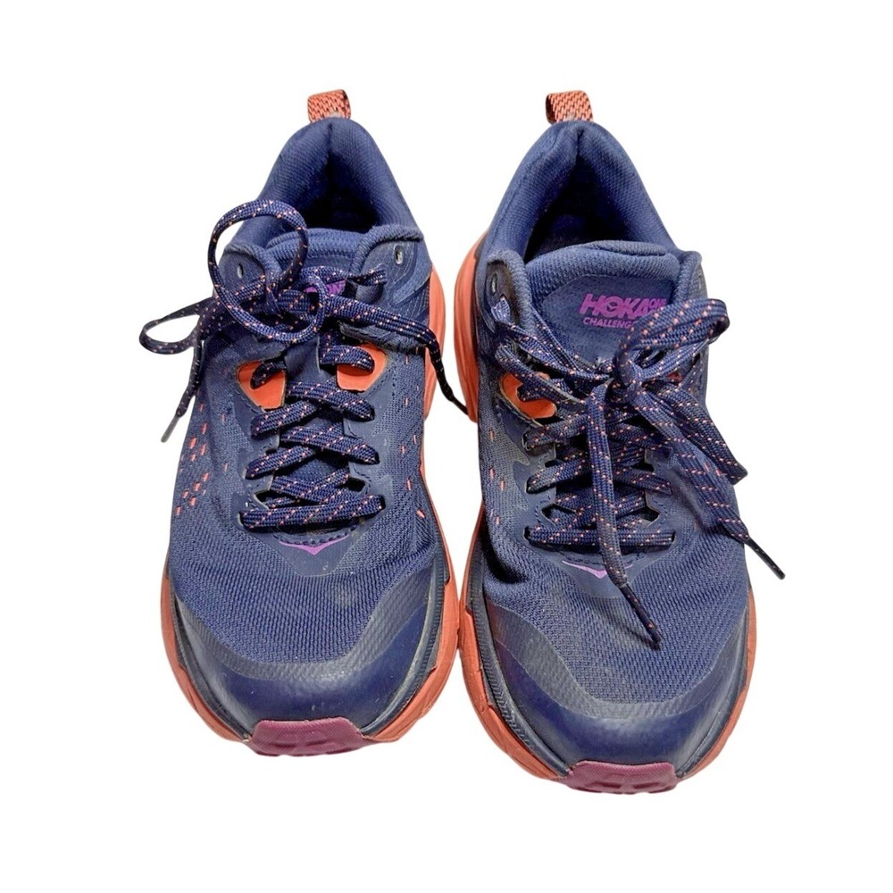 Hoka One One Challenger ATR 6 W's 6B Blue Coral Camellia Trail Running Shoes